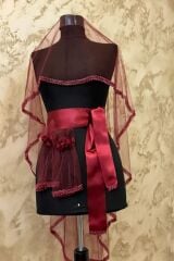 TEK SIRA İNCİ BORDO DUVAK 3’LÜ TAKIM