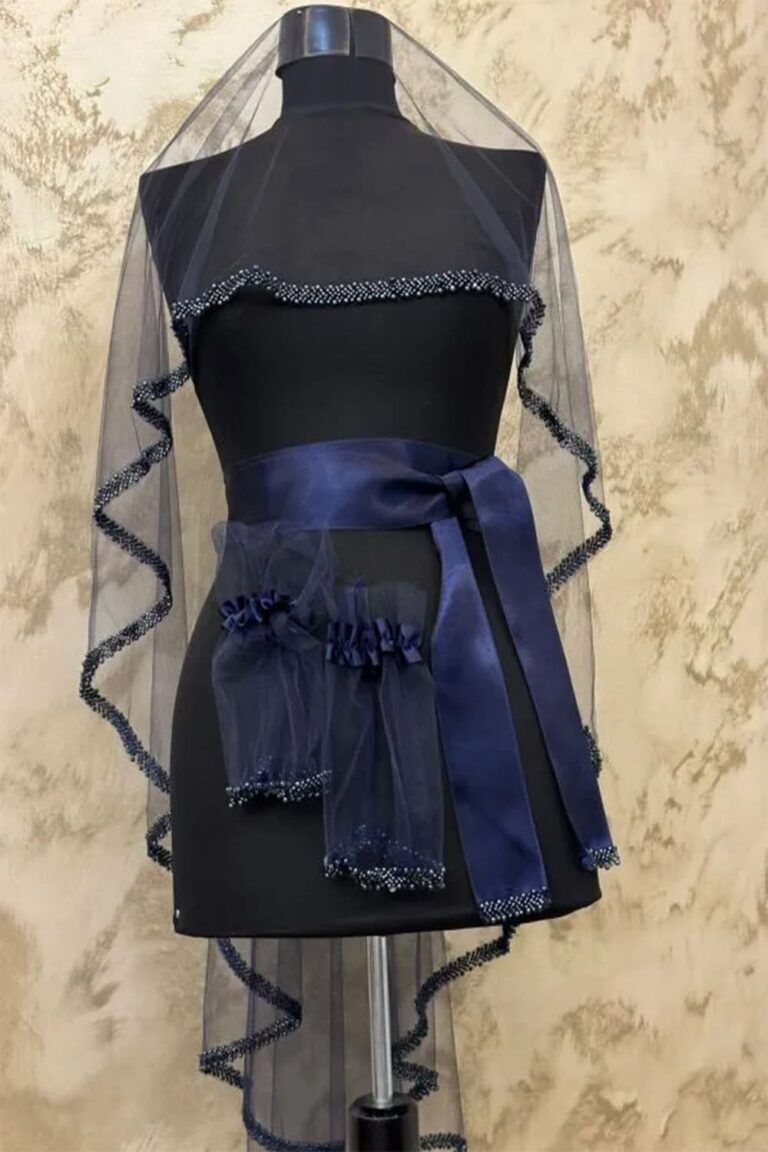 TEK SIRA İNCİ LACİVERT DUVAK 3’LÜ TAKIM