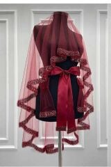 BORDO KEMER TAŞLI DUVAK TAKIM