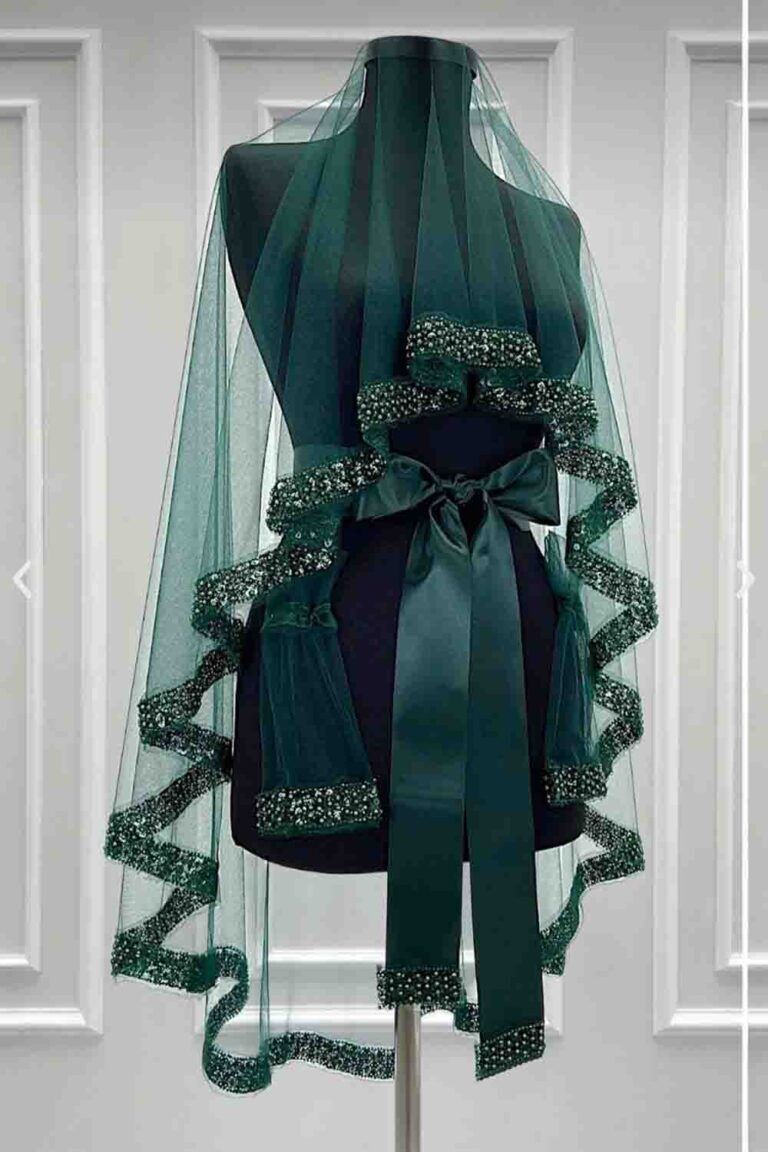 YEŞİL KEMER TAŞLI DUVAK TAKIM