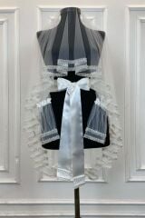 ÇİFT SIRA İNCİ BEYAZ DUVAK 3’LÜ TAKIM