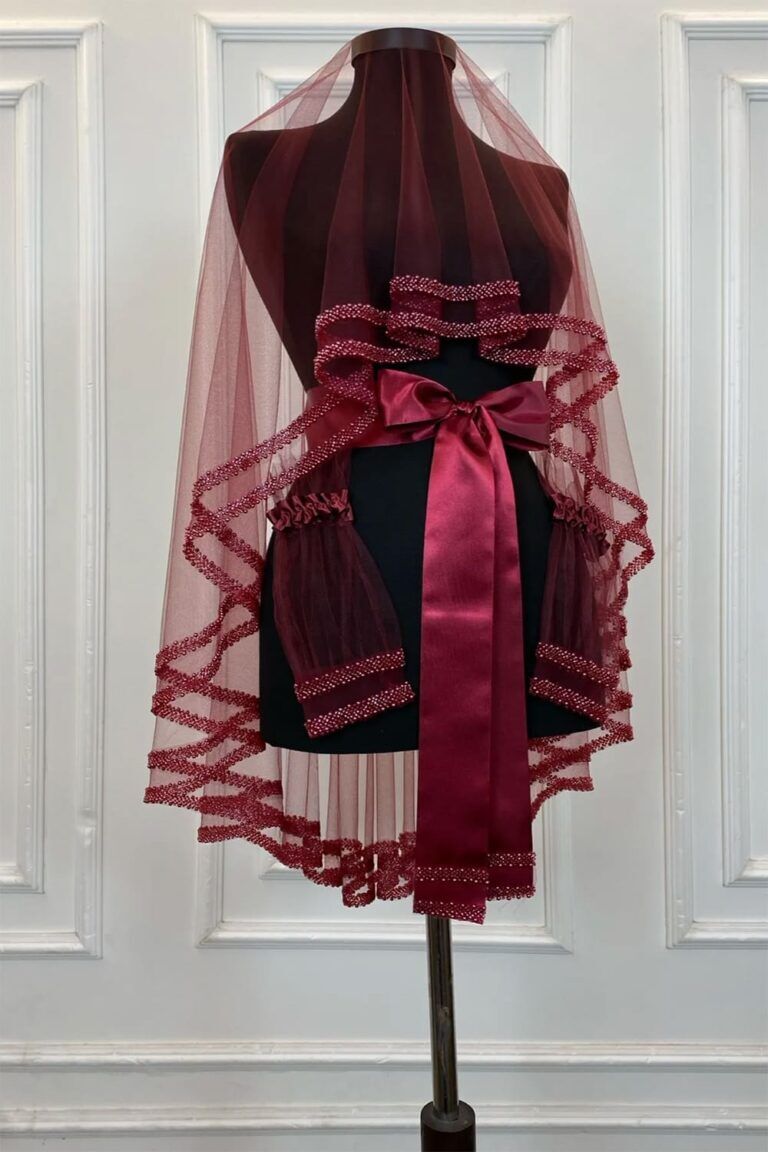 ÇİFT SIRA İNCİ BORDO DUVAK 3’LÜ TAKIM