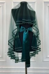 ÇİFT SIRA İNCİ YEŞİL DUVAK 3’LÜ TAKIM