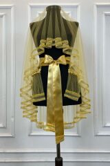 ÇİFT SIRA İNCİ SARI DUVAK 3’LÜ TAKIM