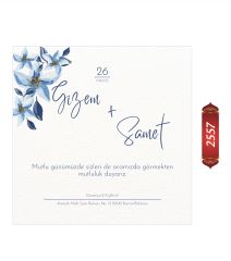 Düğün Nişan Davetiyesi ETD/EY 2557