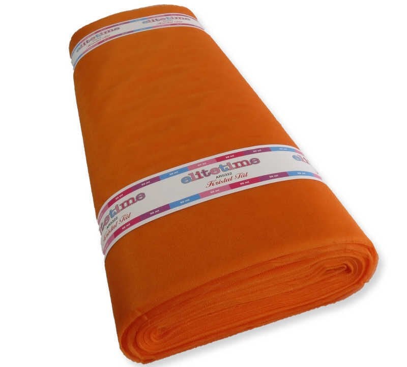 Kristal Tül Turuncu