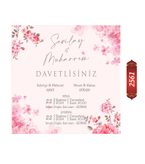Düğün Nişan Davetiyesi ETD/EY 2561