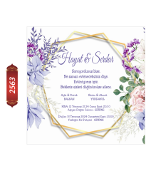 Düğün Nişan Davetiyesi ETD/EY 2563