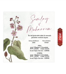 Düğün Nişan Davetiyesi ETD/EY 2564